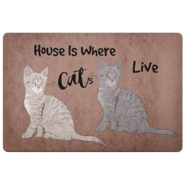 Cute Cat Doormat Carpet 26x 18 Cat Home Decor – Cute Cats Store