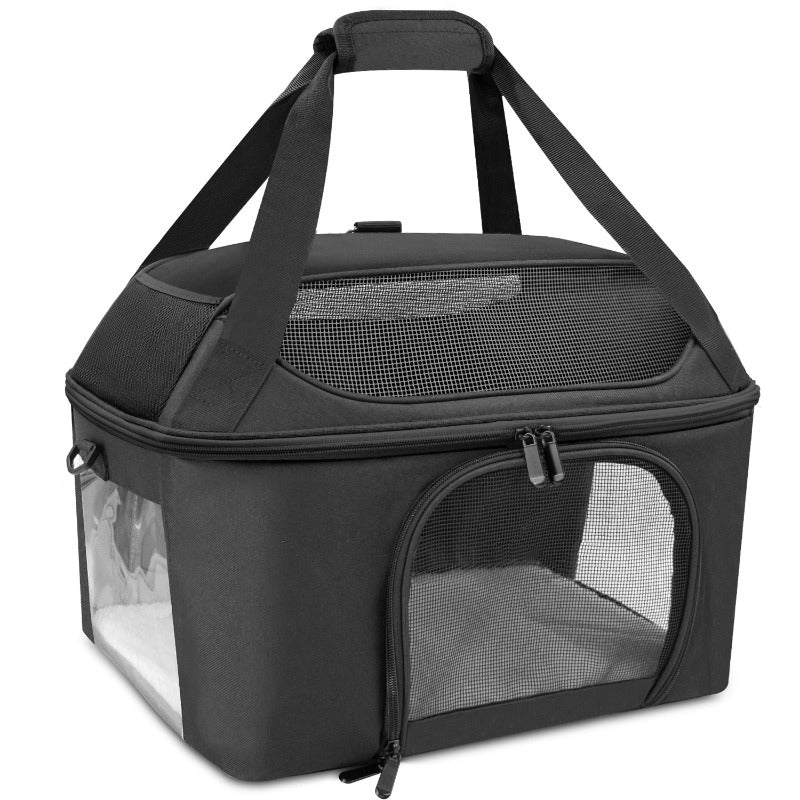 Soft Cat Carrier with Top Mesh Window - Pet Carrier Breathable for