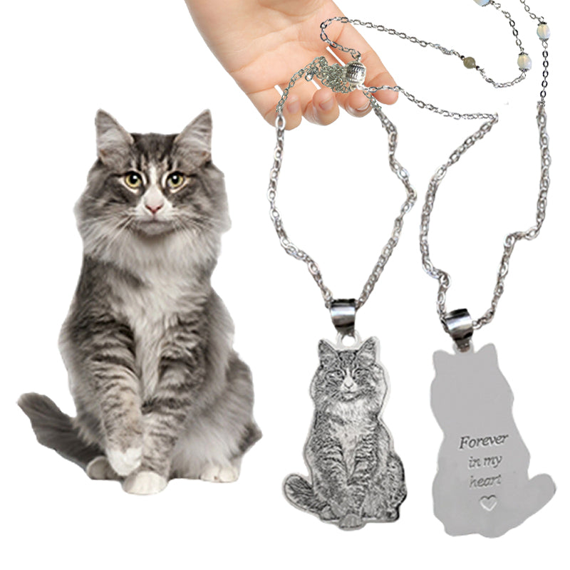 Personalized Cat Necklace - Cute Cats Store