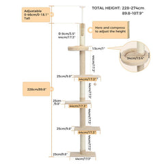 narrow tall cat tree - Cute Cats Store