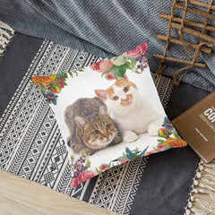 Personalized Cat Pillows With Cat Photo