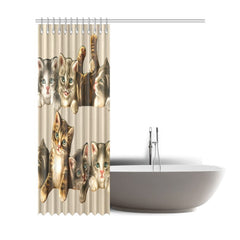 cat Shower Curtain - Cute Cats Store