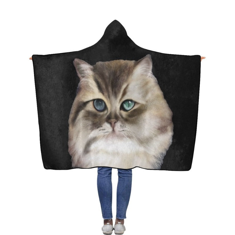 Cat Hooded Blanket - Cute Cats Store