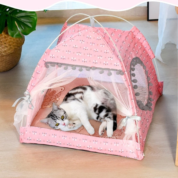 Cat Tent Bed Cozy Cat House – Cute Cats Store