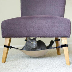 cat hammock under chair - Cute Cats Store