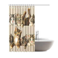 cat print shower curtains - Cute Cats Store