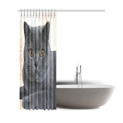 cat print shower curtains - Cute Cats Store