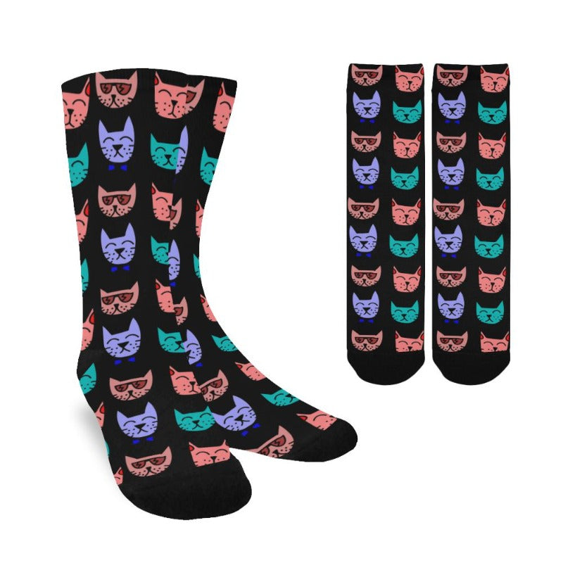 cat print socks - Cute Cats Store