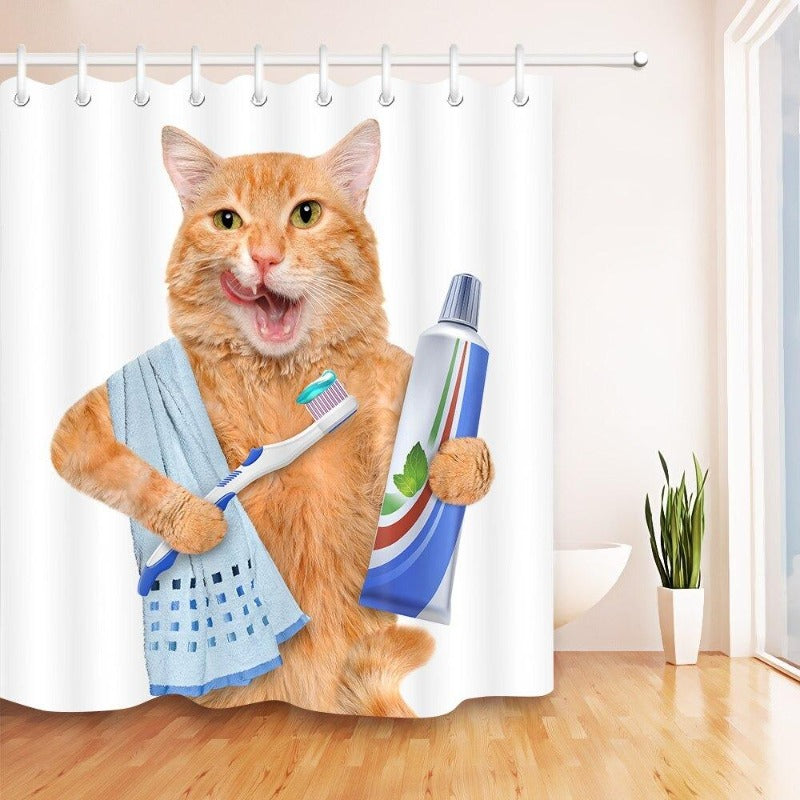 cat shower curtains - Cute Cats Store